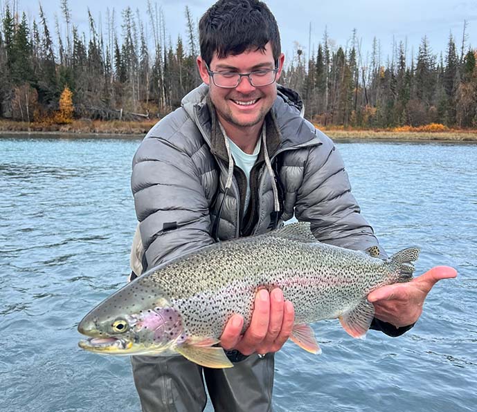 trout caught in kenai alaska